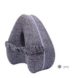 Heart Shapped Orthopedic Memory Foam Leg & Knee Pillow (Grey)