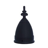 Reusable Soft Silicone Menstrual Cup [Small Black]