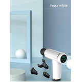 Portable Deep Tissue Massaging Gun (White)