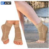 Ankle Compression Sock - Beige (LXL)