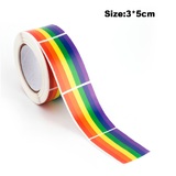 Rainbow Pride Stickers Roll (250x)