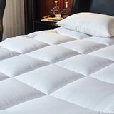 Hotel Style Mattress Topper In White Double