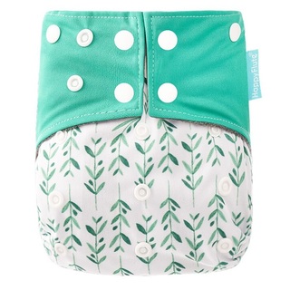 Reusable Charcoal Bamboo Cloth Nappies With Adjustable Snap Buttons