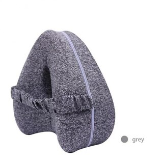 Heart Shapped Orthopedic Memory Foam Leg & Knee Pillow (Grey)