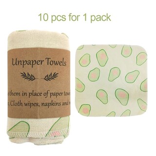 10 x Reusable Paperless Paper Towel Cloths