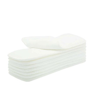 Pack Of 10 Microfiber Inserts For Reusable and Washable Nappies 