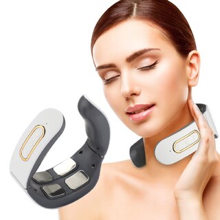 Portable Neck Massager With Heat Control and Micro Current