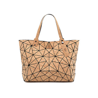 Geometric Eco Friendly Cork Tote Bag