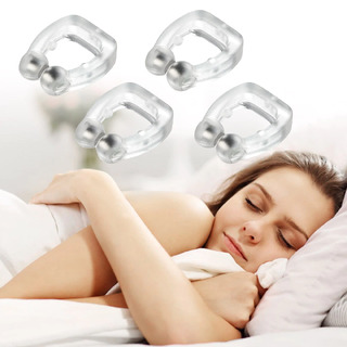 Anti-Snoring Magnetic Silicone Nose Clips (Pack Of 4)