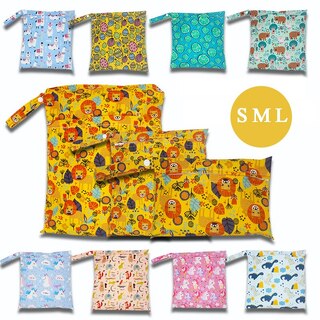 Waterproof Baby Wet Bags For Nappy Storage In Cute Design