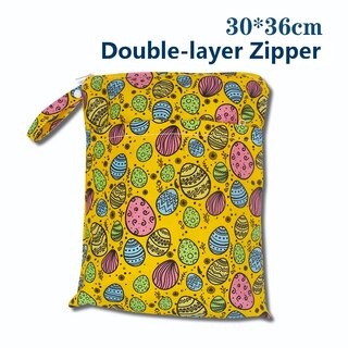 Waterproof Baby Wet Bags For Nappy Storage In Cute Design (Large #3)