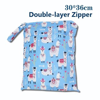 Waterproof Baby Wet Bags For Nappy Storage In Cute Design (Large #7)