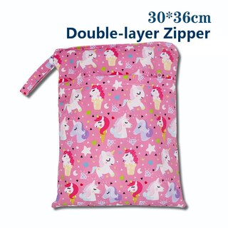 Waterproof Baby Wet Bags For Nappy Storage In Cute Design (Large #8)