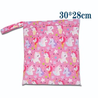 Waterproof Baby Wet Bags For Nappy Storage In Cute Design (Medium #8)