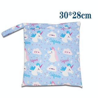 Waterproof Baby Wet Bags For Nappy Storage In Cute Design (Medium #9)
