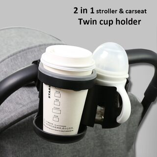 2 In 1 Universal Twin Cup Holder For Stroller