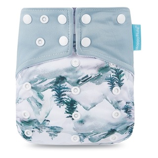 Reusable Fleece Cloth Nappies With Adjustable Snap Buttons