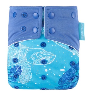 Reusable Fleece Cloth Nappies With Adjustable Snap Buttons