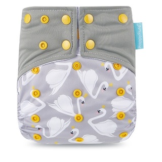 Reusable Fleece Cloth Nappies With Adjustable Snap Buttons