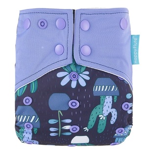 Reusable Fleece Cloth Nappies With Adjustable Snap Buttons
