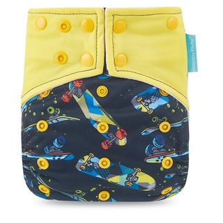 Reusable Fleece Cloth Nappies With Adjustable Snap Buttons