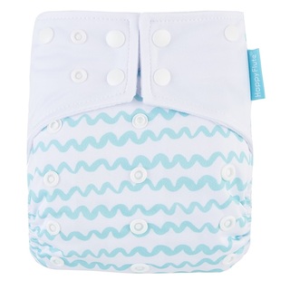 Reusable Fleece Cloth Nappies With Adjustable Snap Buttons