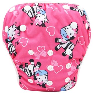Reusable Swimming Baby Nappy With Adjustable Snap Buttons