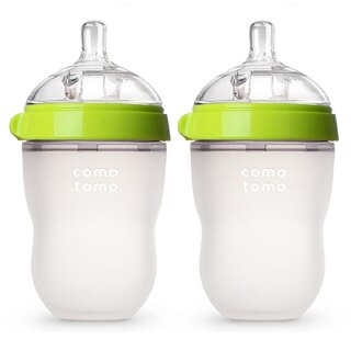 Comotomo Squeezable Silicone Baby Bottle Twin Pack