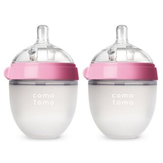 Comotomo Squeezable Silicone Baby Bottle Twin Pack