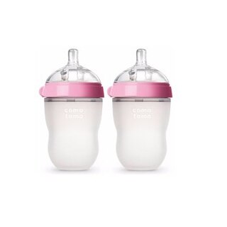 Comotomo Squeezable Silicone Baby Bottle Twin Pack
