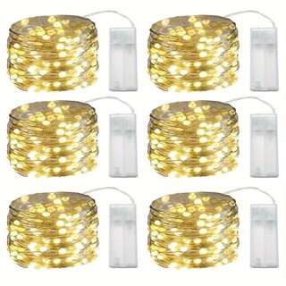 3m Portable LED Fairy Lights (Set Of 6)
