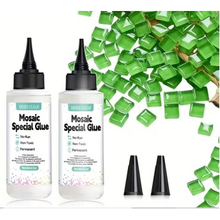 Pack Of 2 Mosaic Tile Glue For Arts & Craft (2 x 60ml)
