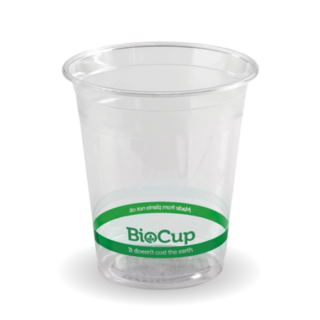 100x BioCup 200ml Clear Cup