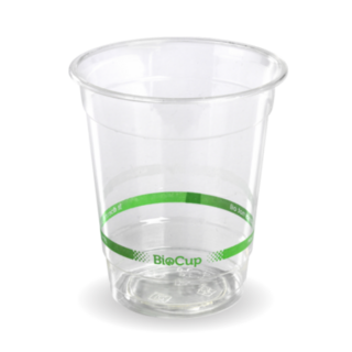 100x BioCup 250ml Clear Cup