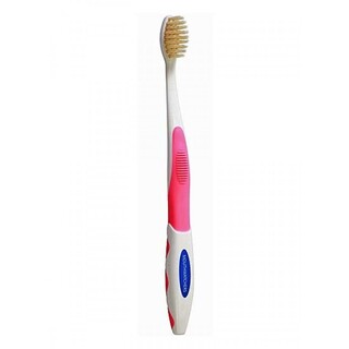 Mouth Watchers Silver Antibacterial Kids Toothbrush Soft (Pink)