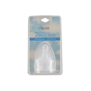 Cheeki Baby Bottle Teats - 2 Pack